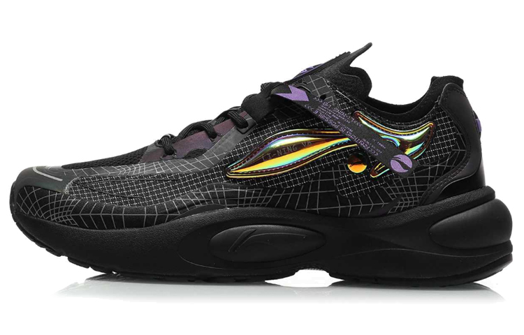LiNing V8 1.5 Running Shoes Men Low-Top Black