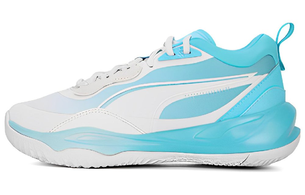 PUMA Sport Shoes 'White Blue'
