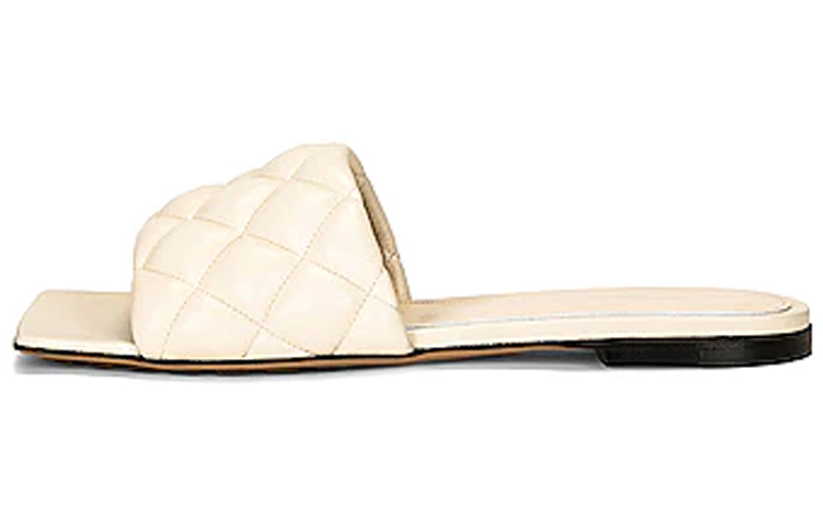 Bottega Veneta Padded Slide Slippers Women's White