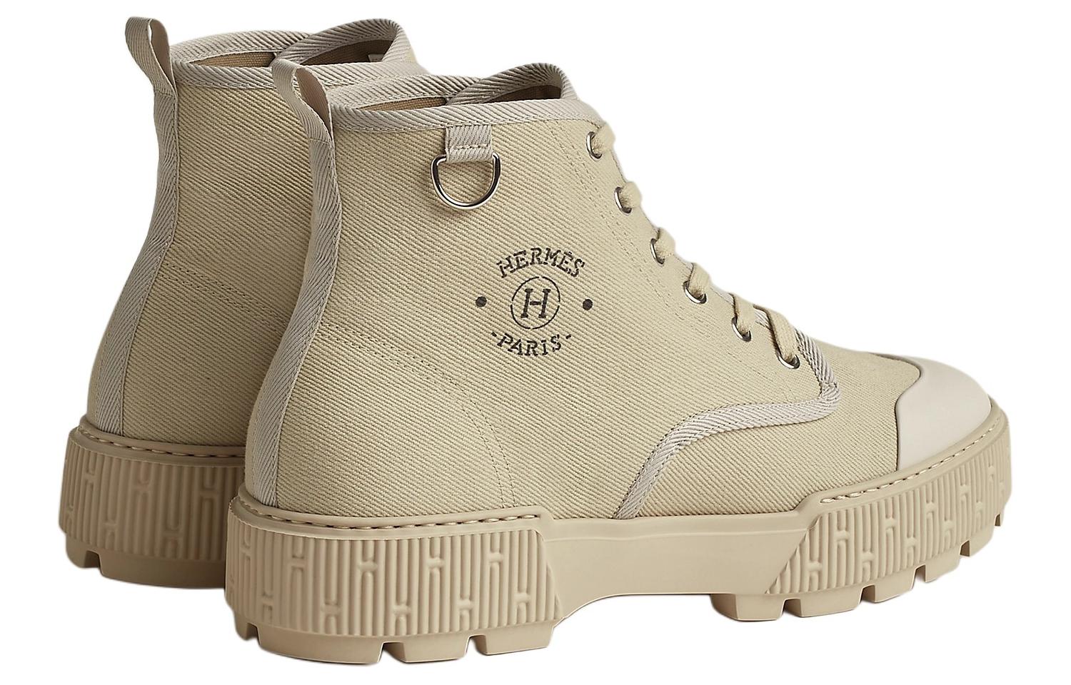 HERMES Itineraire Ankle Boots 3.7cm Men's Sandy Beige купить в интернет-магазине Yoocart с быстрой доставкой по России.