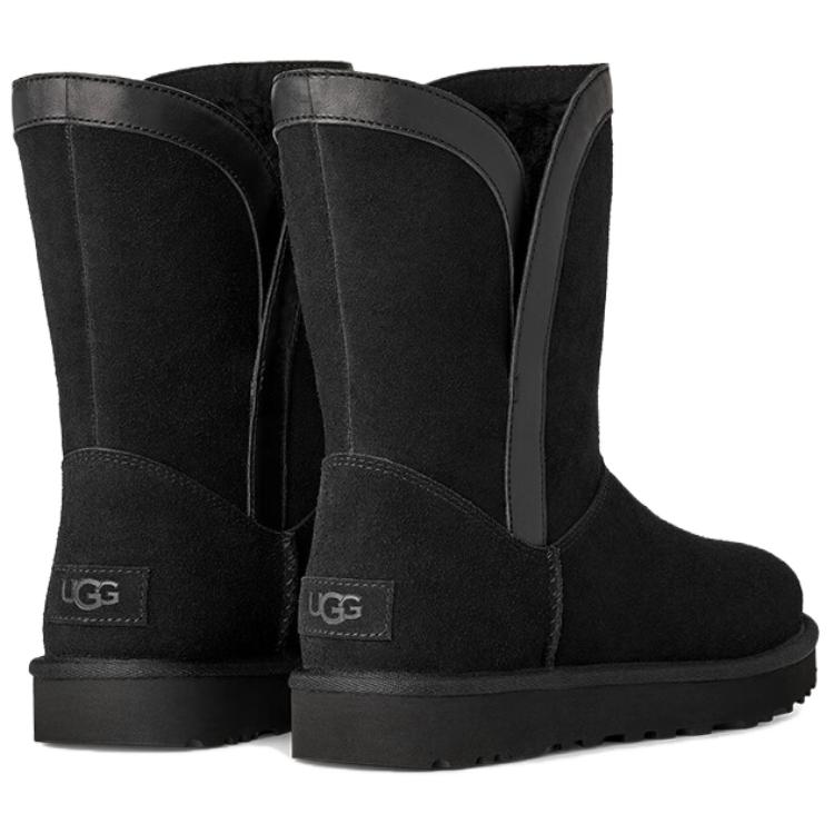 UGG Classic Novelty Short Mid Calf Snow Boots Women's Black купить в интернет-магазине Yoocart с быстрой доставкой по России.