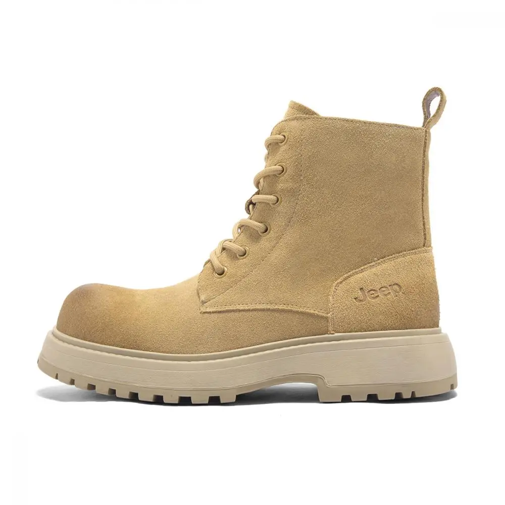Jeep Knee-High Martin Boot Men's Camel