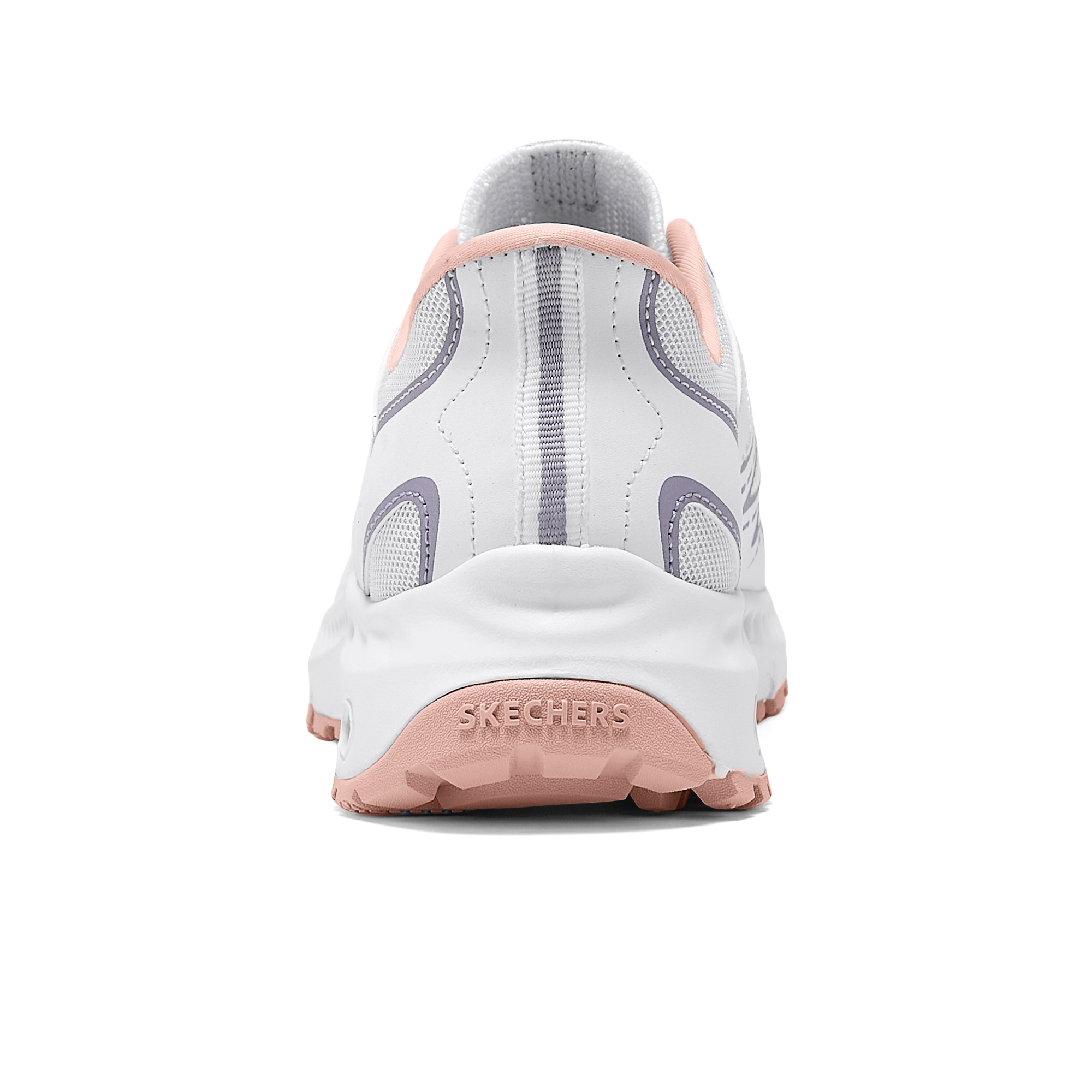 Skechers OUTDOOR Breathable Support Rebound Low Top Casual Shoes Women's White Purple купить в интернет-магазине Yoocart с быстрой доставкой по России.