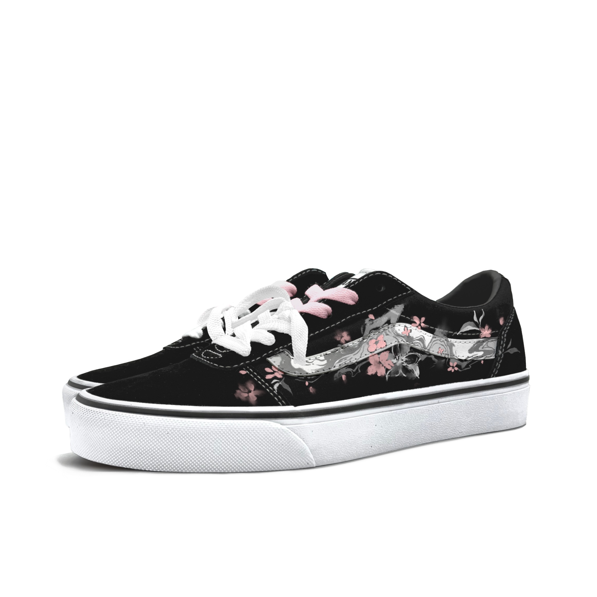 Vans Ward Abrasion Resistant Low top Skateboard Shoes Women's Silver купить в интернет-магазине Yoocart с быстрой доставкой по России.