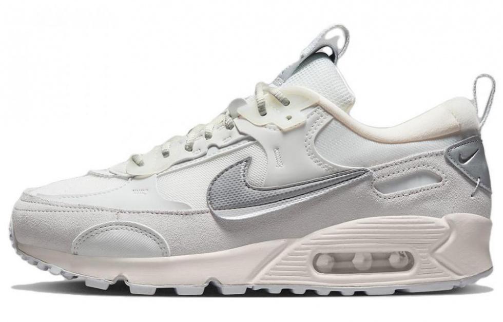 Nike Air Max 90 Futura 'White Metallic Silver' Women's