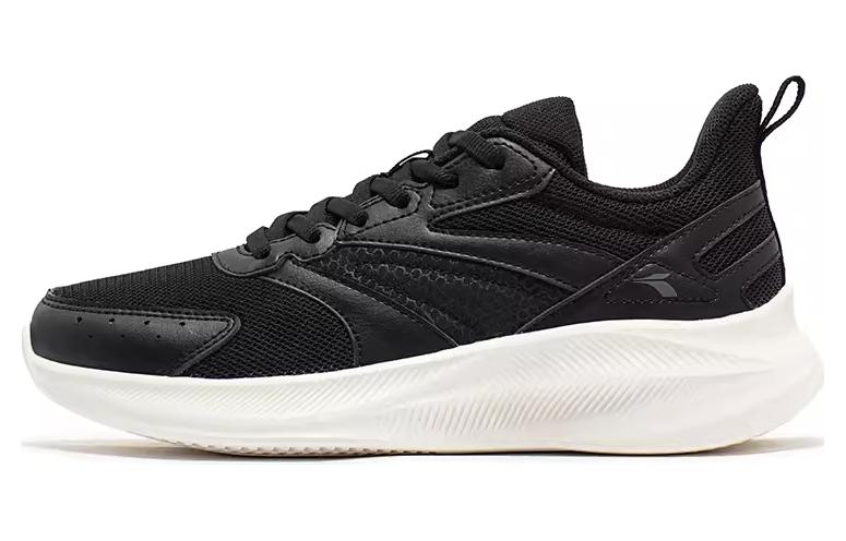 361° Cushioning Lightweight Rebound Low Top Running Shoes Women's Black Gray