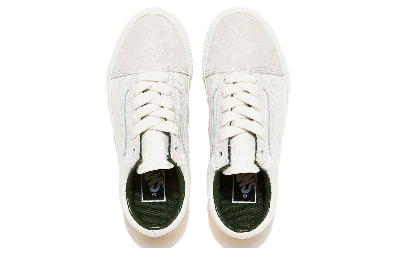 Old Skool Vans 'White Green'