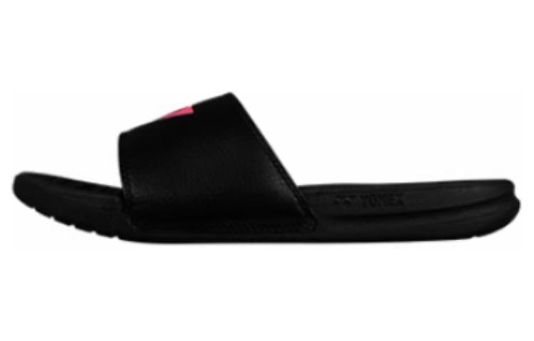 YONEX Slide Slippers Unisex Black Pink