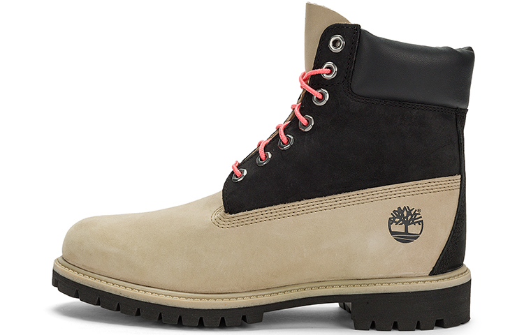 Timberland Premium 6 Inch Waterproof Boots 'Black Regenerative Leather Brown'