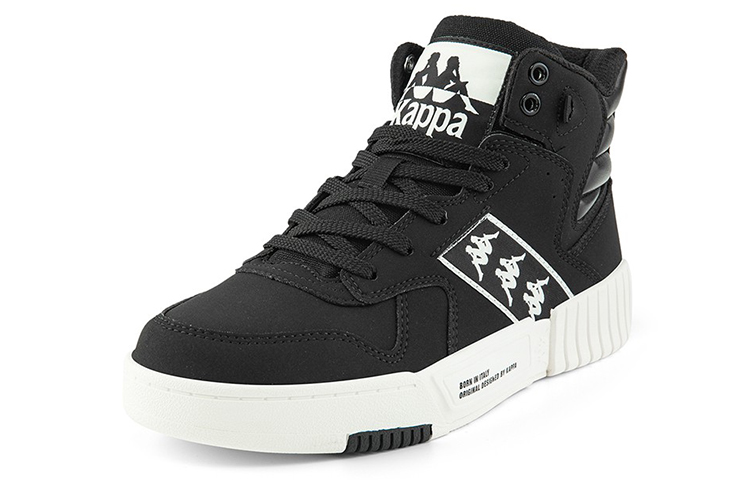 Kappa BANDA Skateboard Shoes Unisex High top Black