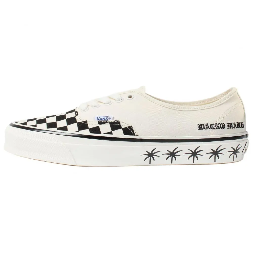 WACKO MARIA x Vans Premium Authentic Skateboard Shoes Unisex Beige Black