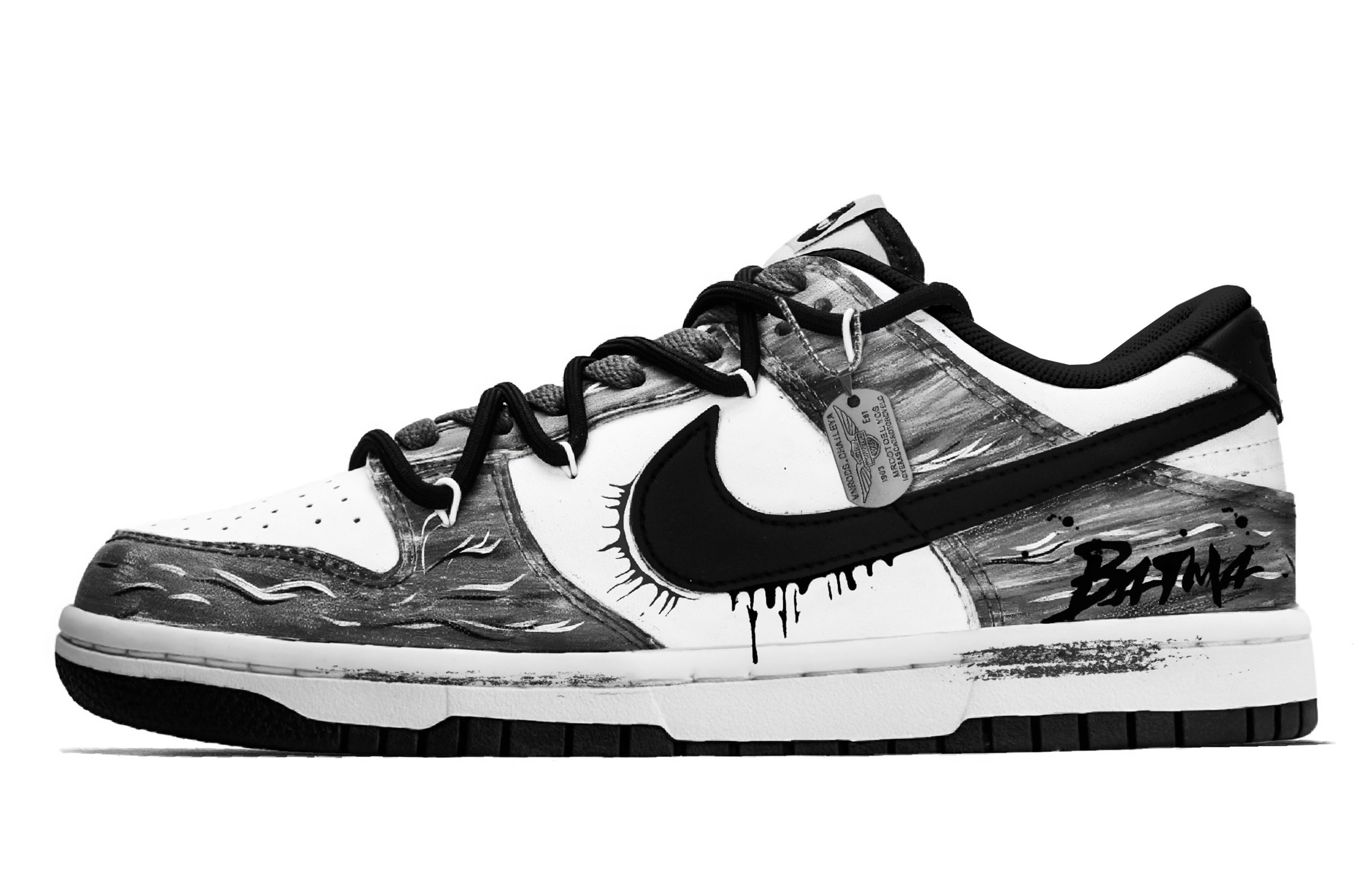 Nike Dunk Skateboard Shoes Unisex Low top Black/White
