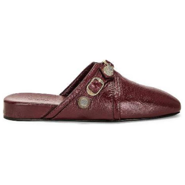 Balenciaga Cargole Stud Embellished Slippers Women's