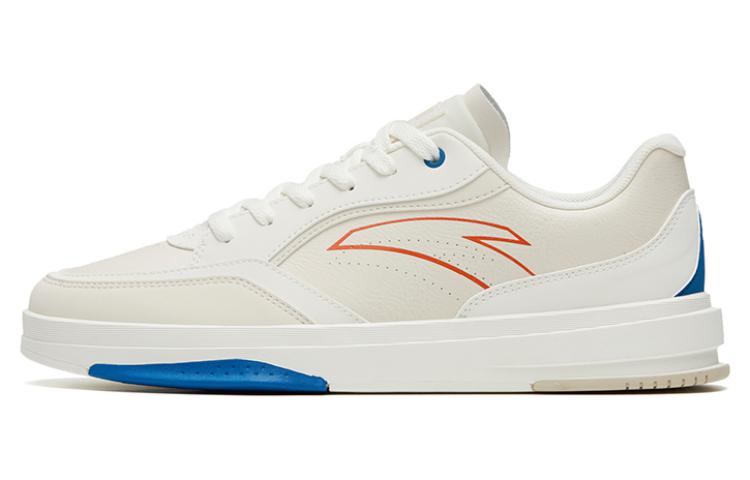 Anta Life Collection Anti-Slip Wear-Resistant Low-Top Skateboard Shoes Men's White Blue