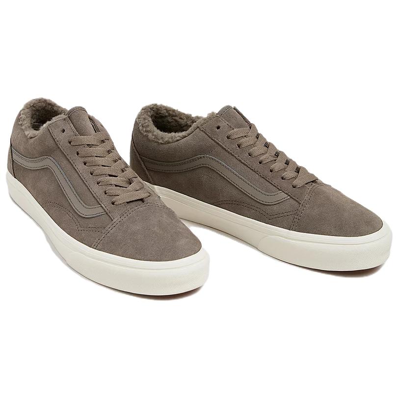 Vans Old Skool Anti-Slip Wear-Resistant Low-Top Skateboard Shoes Unisex Brown
