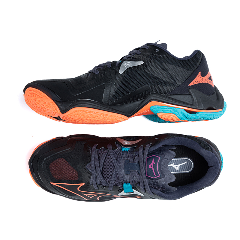 Mizuno Wave Lightning Z8 'Black Neon Flame'