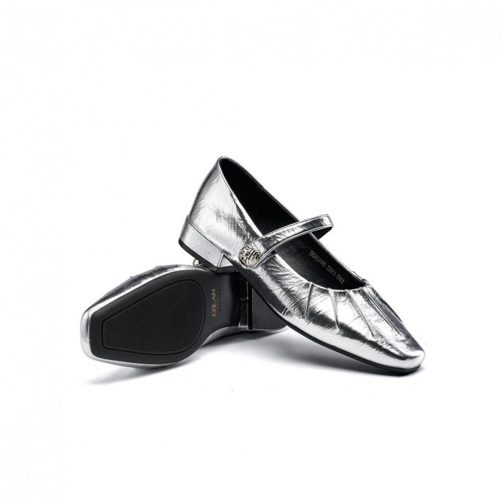 EBLAN Block Heel Mary Jane Shoes Women's Silver купить в интернет-магазине Yoocart с быстрой доставкой по России.