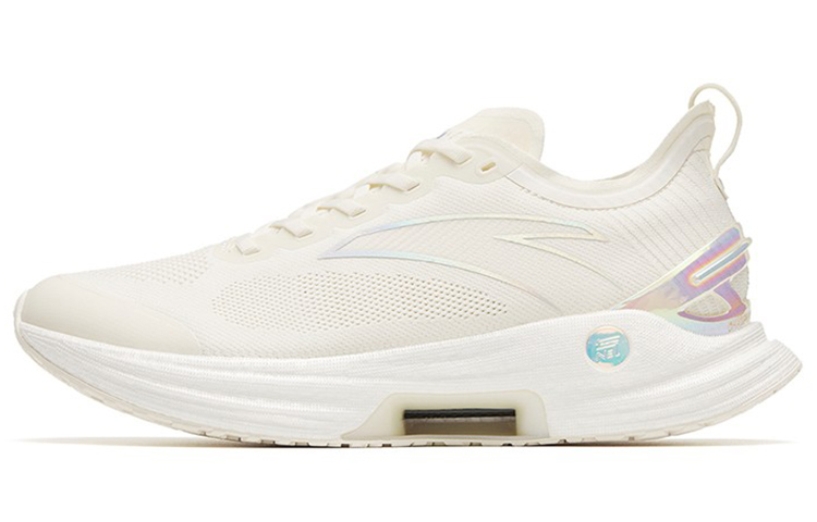 Anta Gen 3.0 Shock Absorbers Slip Resistant, Abrasion Resistant, Breathable Low Top Running Shoes Men's White
