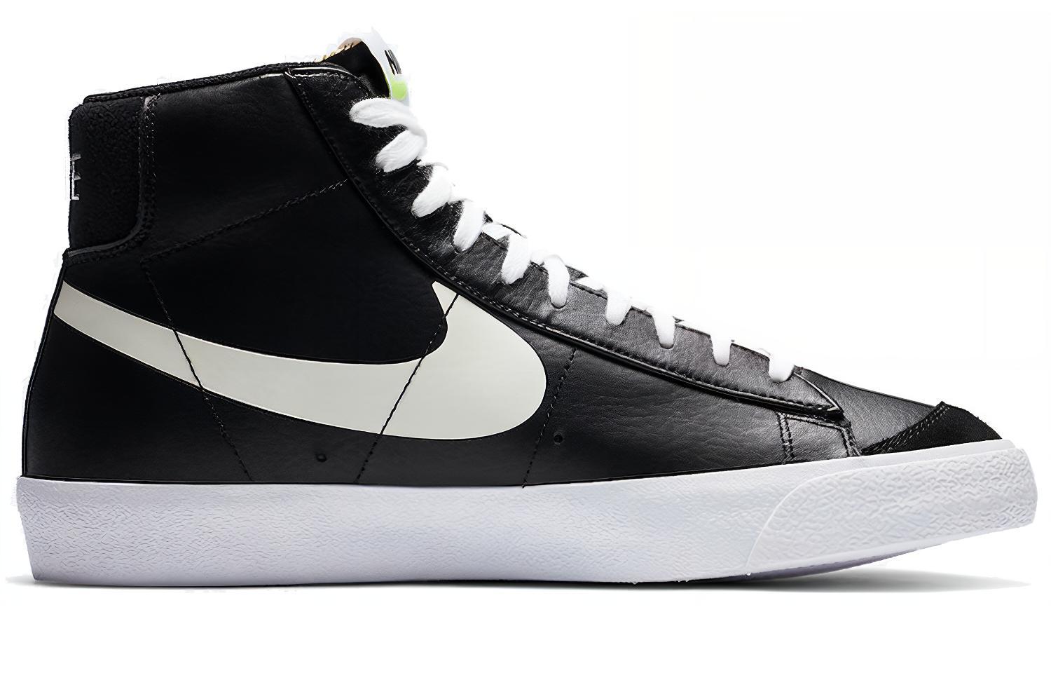 Nike Blazer Mid 77 Vintage Reverse Logo Black
