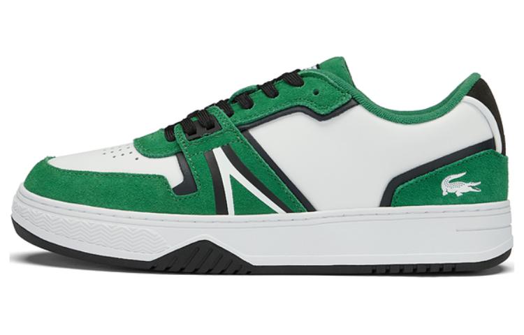 LACOSTE L001 Coated Leather Sneakers