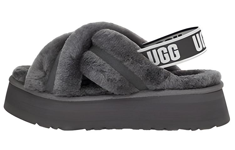 UGG DISCO Stylish Sandals Women's Gray