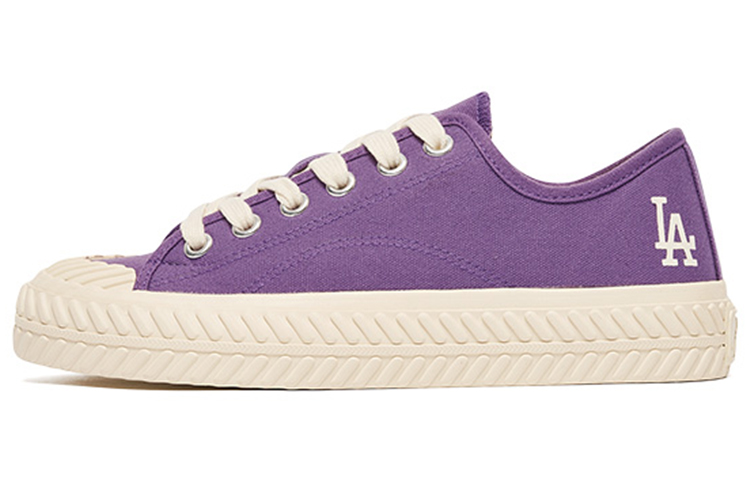 MLB Playball Anti Slip Wear Resistant Low Top Canvas Shoes Unisex Purple