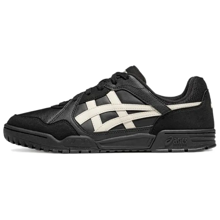 Asics Court MZ Abrasion Resistant Low Top Skateboard Shoes Unisex Black