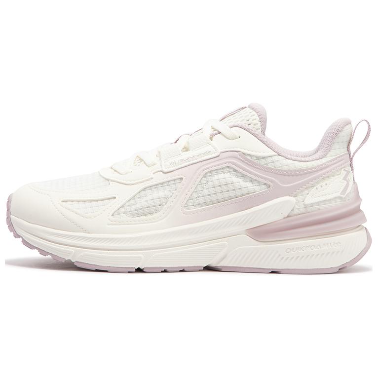 361° Cushioning Wear-Resistant Low-Top Casual Running Shoes Women's White Purple