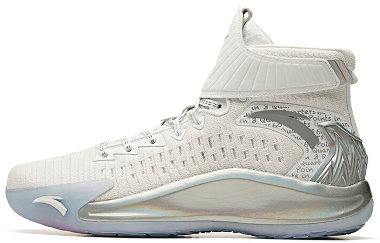 Anta KT5 REMIX Cushioning Slip Resistant Lightweight Rebound Coverage High Top Basketball Shoes Men's