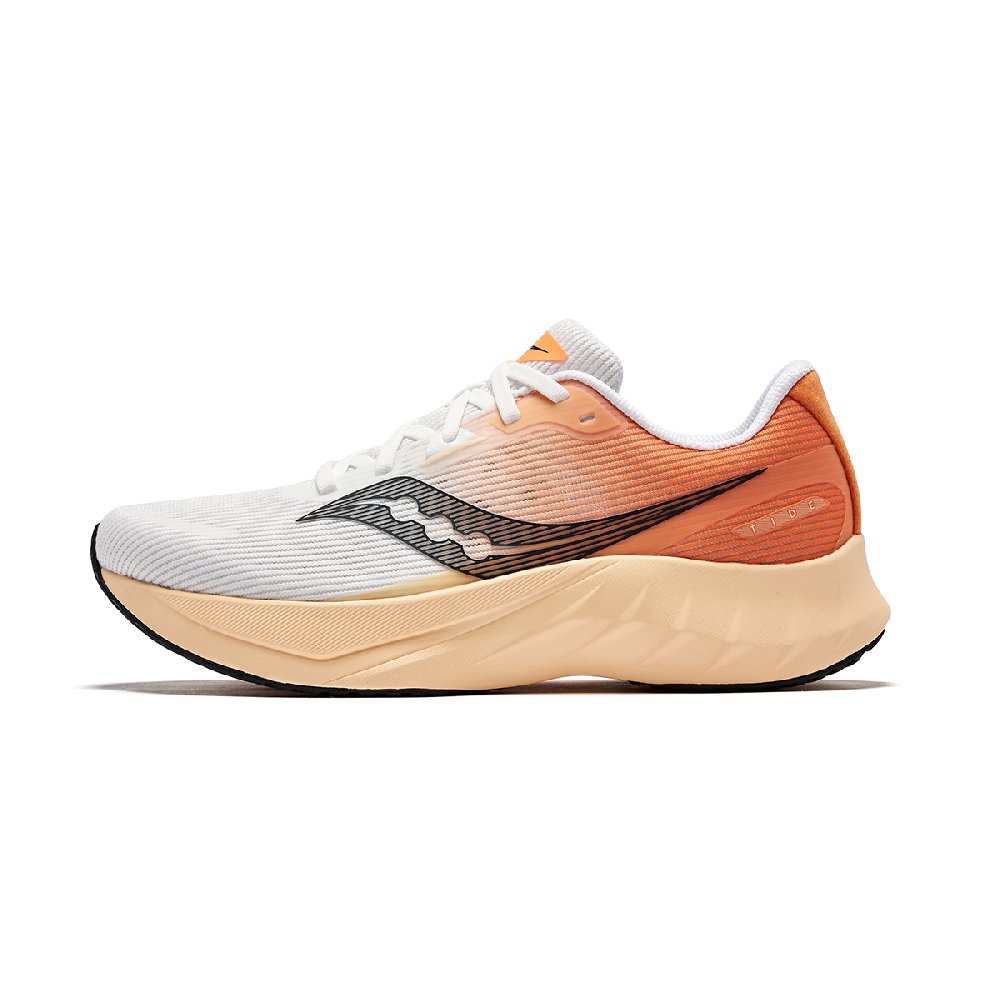 Saucony Low-Top Running Shoes Men's White Orange Black