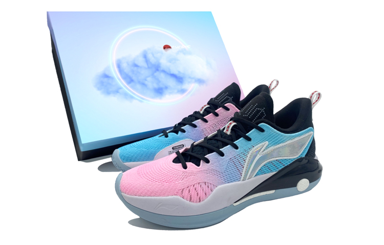 LINING YuShuai 15 V2 Basketball Shoes Men's Low Top Blue, Pink