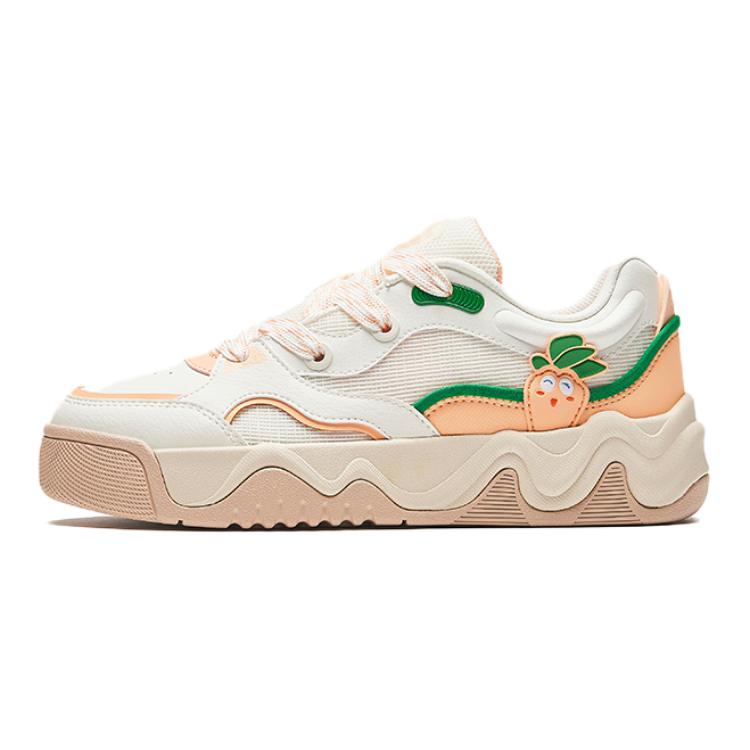 Antakids Anti Slip Wear Resistant Low Top Kids' Skateboarding Shoes White Teenagers