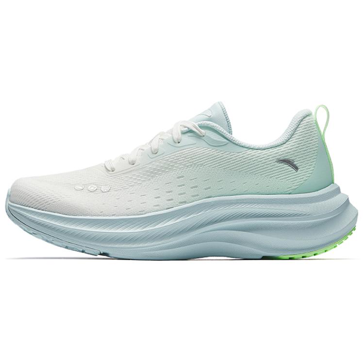 Anta Leaves 2.0 Anti-Slip Wear-Resistant Low-Top Casual Running Shoes Women's White Green