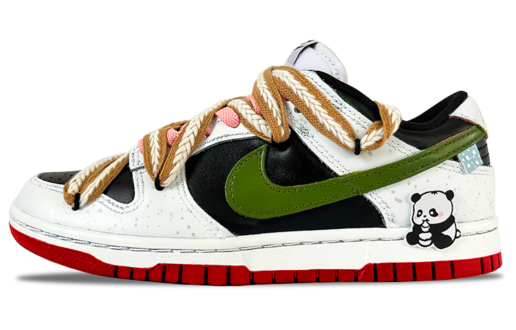 Nike Dunk Skateboard Shoes Unisex Low-Top Black/White