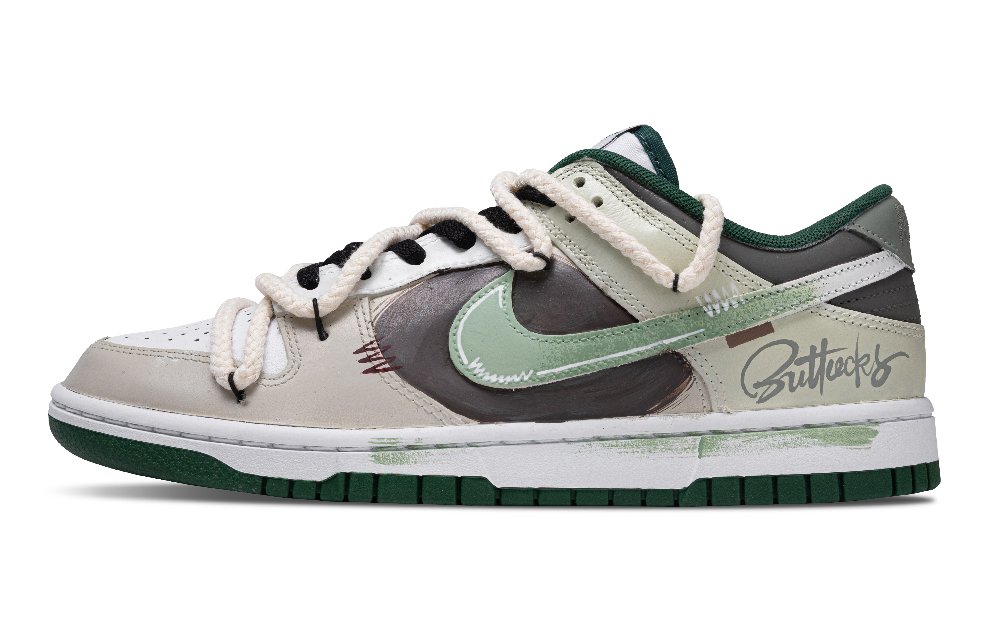 Nike Dunk Tai Xu Mystic Realm Anti Slip Wear Resistant Low Top Skateboard Shoes Unisex Brown