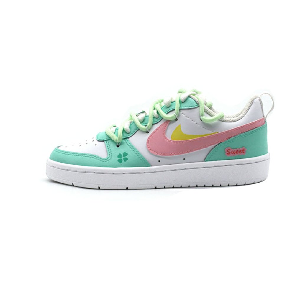 Nike Court Borough Low Top Skateboard Shoes Women's White