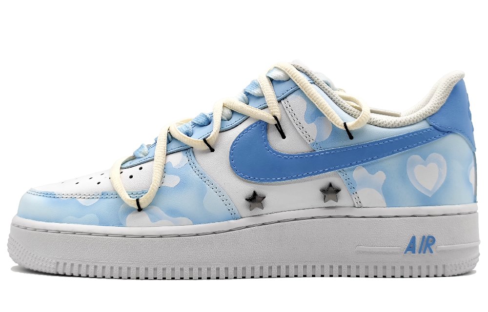 Nike Air Force 1 07 Air Force 1 Coverage Warm Low-Top Skateboard Shoes Men's Blue