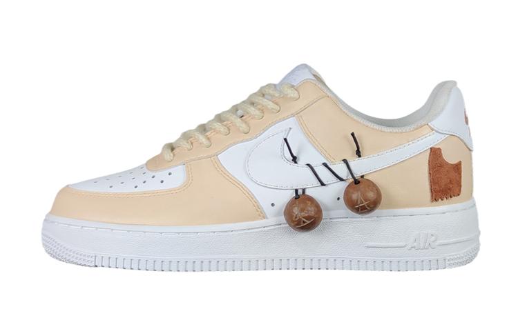 Nike Air Force 1 Air Force 1 Low-Top Skateboard Shoes Women's Yellow White