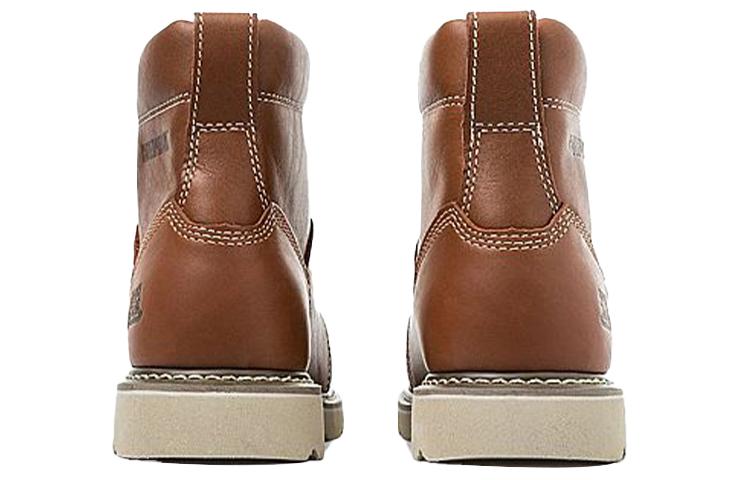 CAT Tradesman Warm Wear-Resistant Slip-Resistant Knee-High Outdoor Boots Men's Brown купить в интернет-магазине Yoocart с быстрой доставкой по России.