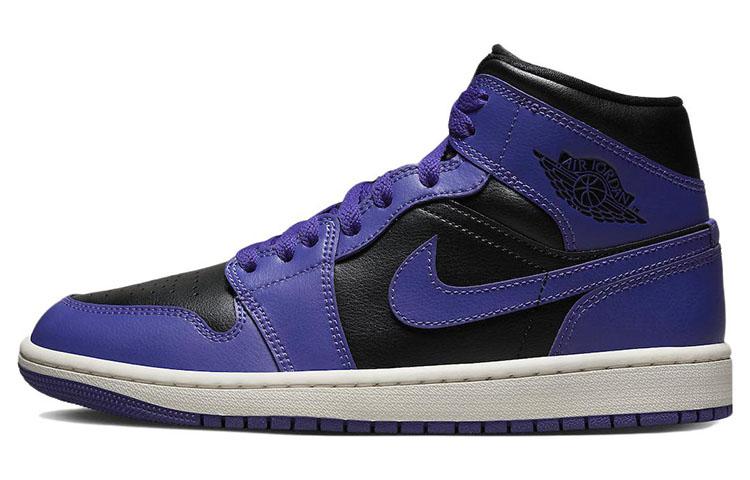 Jordan 1 Mid Purple Black Women's