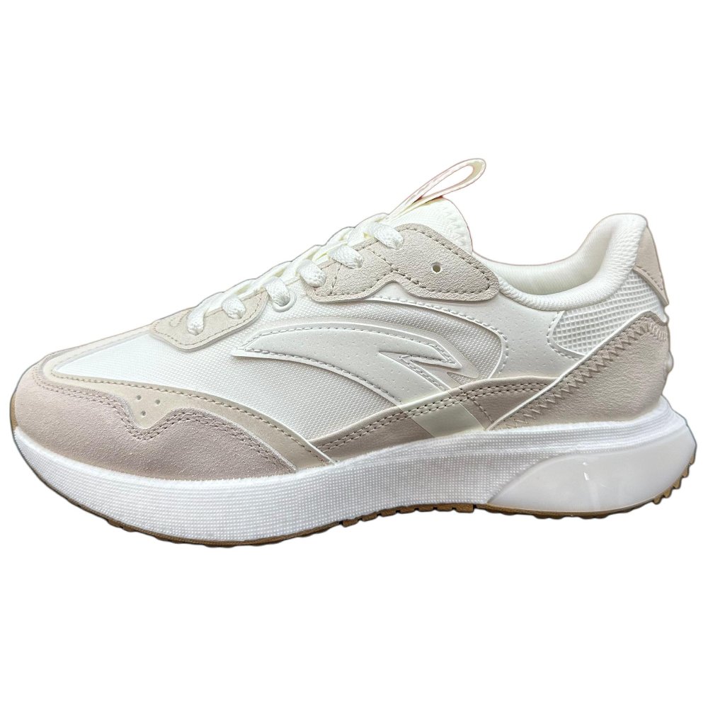 Anta Cushioned Slip-Resistant Low-Top Casual Shoes Women's White Gray