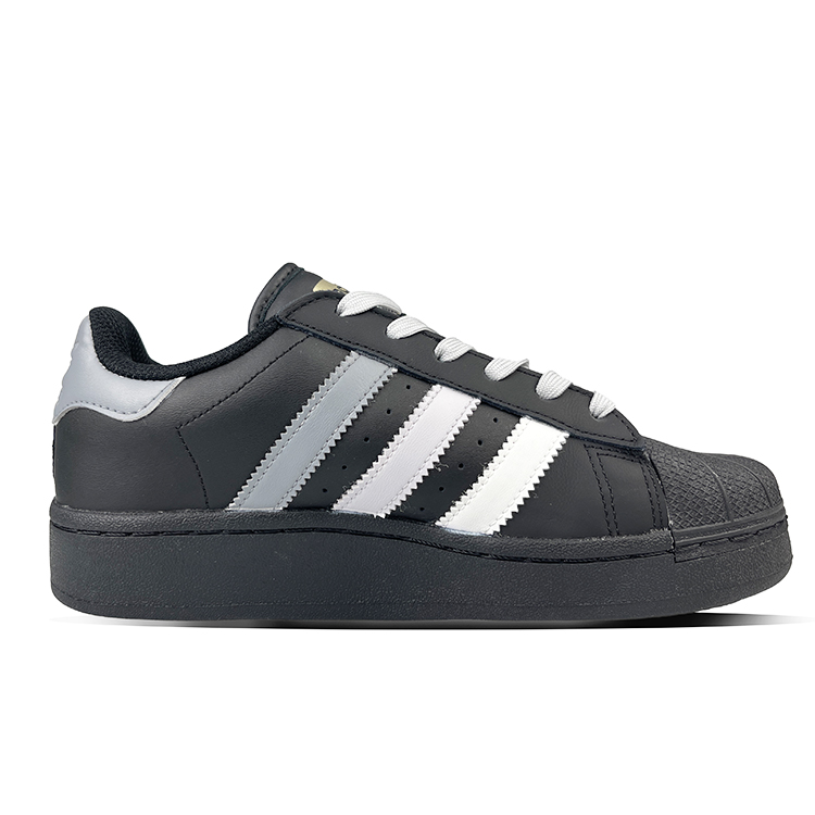 Adidas Originals SUPERSTAR XLG Wear-Resistant Low-Top Skateboard Shoes Unisex Black