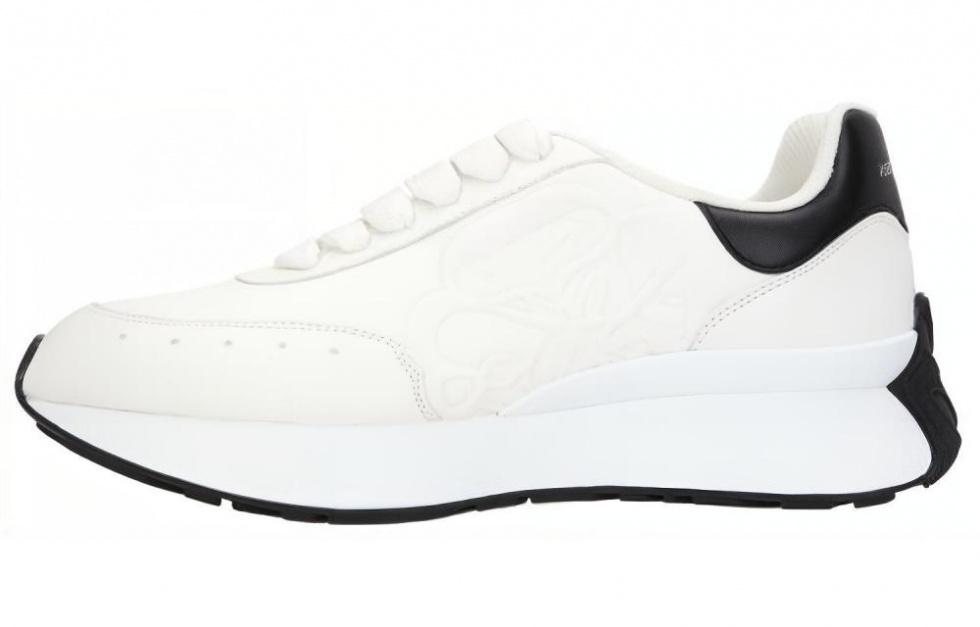 Alexander McQueen Sprint Runner 'White Black' Women's
