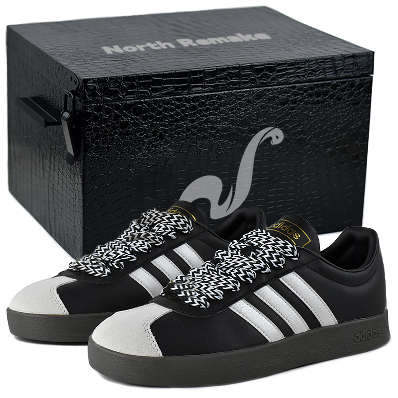 Adidas Neo VL Court 2.0 Low Top Skateboard Shoes Unisex Black Silver купить в интернет-магазине Yoocart с быстрой доставкой по России.