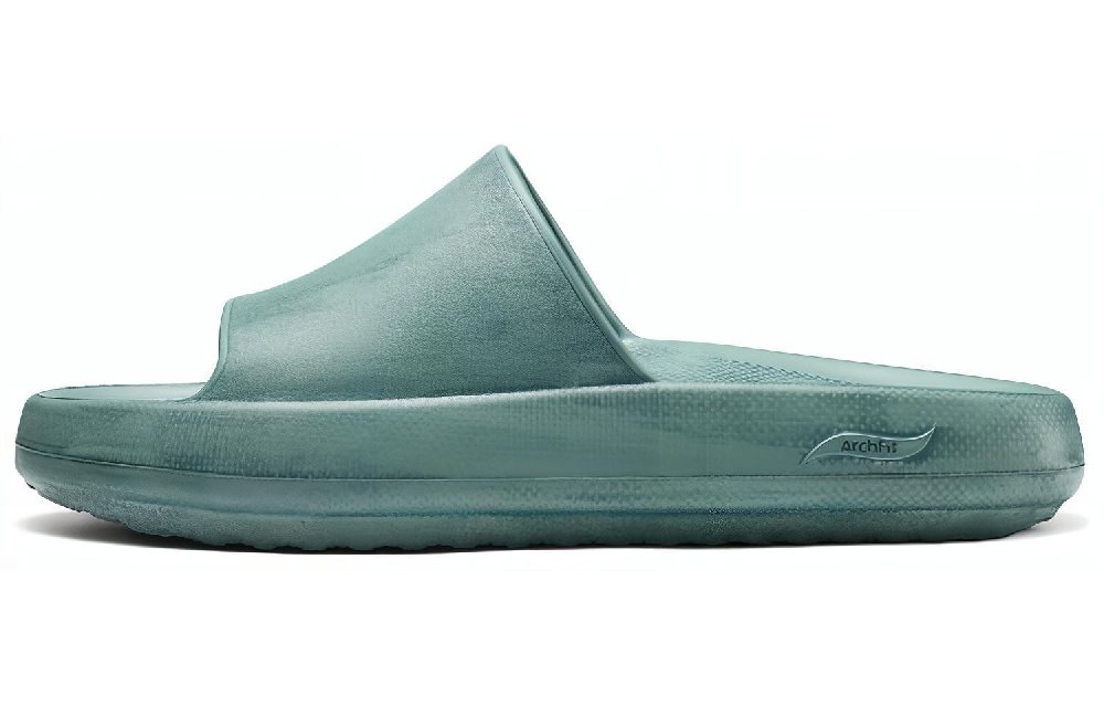 Skechers Arch Fit Slide Slippers Men's Blue Green