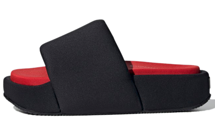 Y 3 Slide Black Red