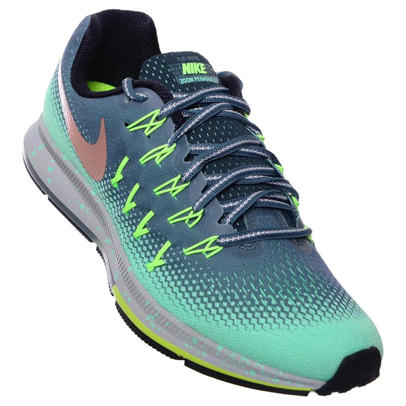 Nike Air Zoom Pegasus 33 Shield Hasta/Metallic Red Bronze Women's