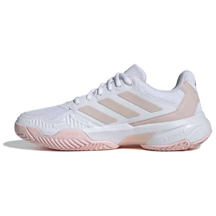 Adidas CourtJam Control 3 Control 3 W Durable Breathable Lightweight Low-Top Tennis Shoes Women's White Pink