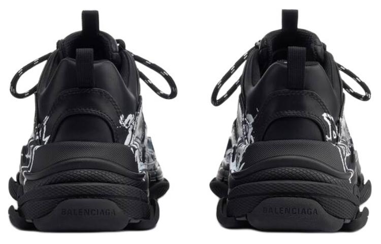Balenciaga Triple S Low-Top Chunky Sneakers Women's Black купить в интернет-магазине Yoocart с быстрой доставкой по России.