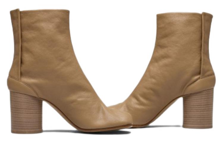 Maison Margiela Tabi 80mm Leather Ankle Boots купить в интернет-магазине Yoocart с быстрой доставкой по России.